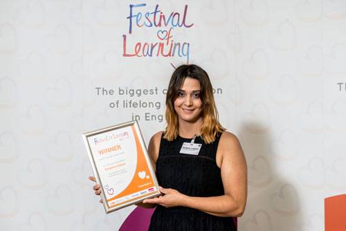 Sutton College student wins National Award
