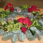 Christmas Flower Arrangements Sutton College 03