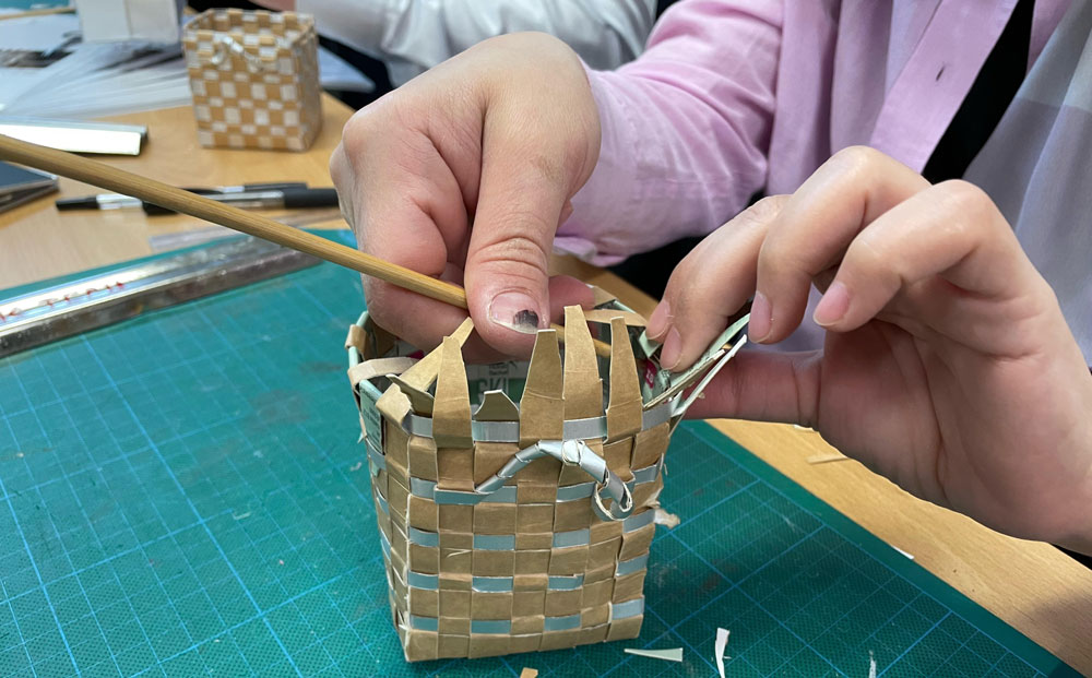 Crafting Tetra Baskets
