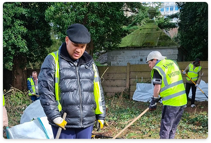 SEND Horticulture Learners Volunteer